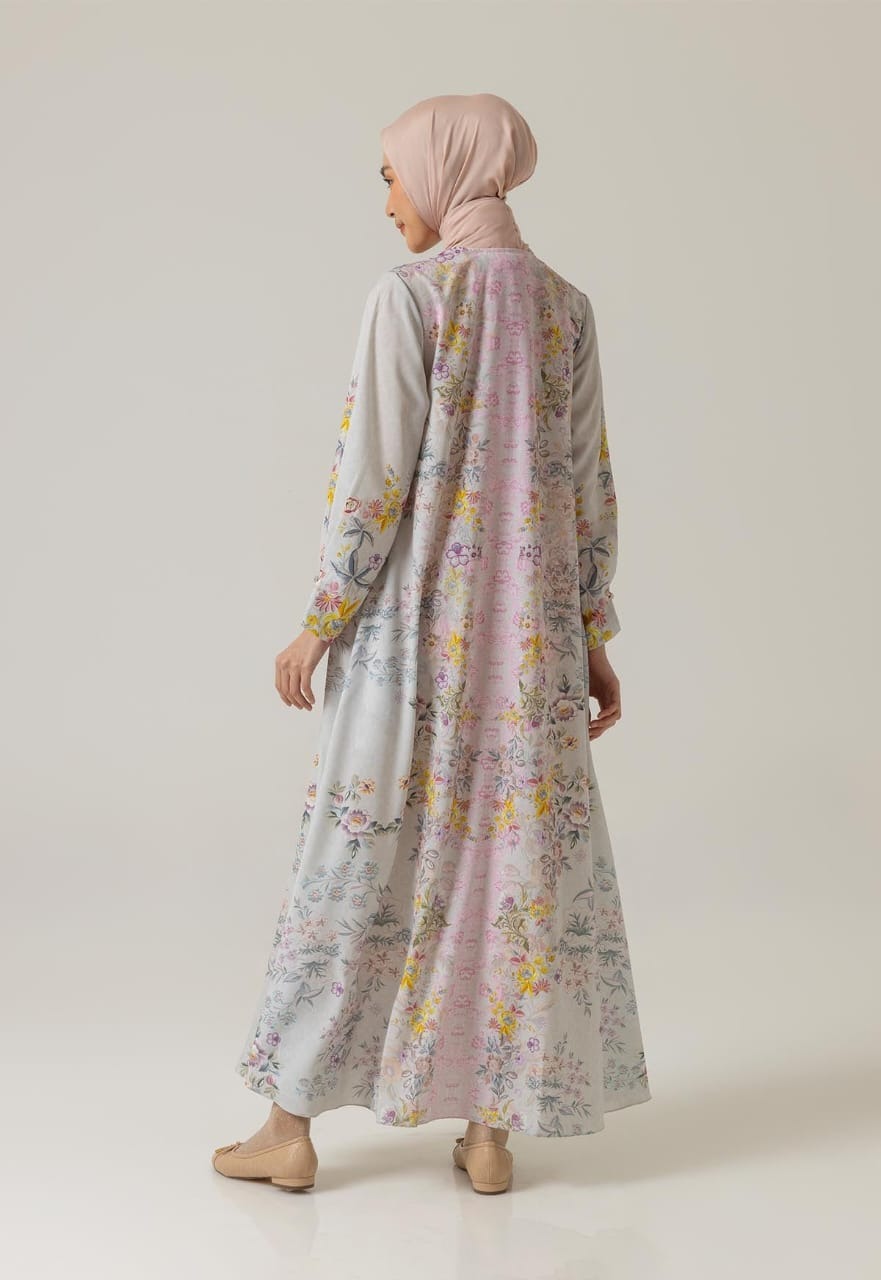 NERINE DRESS WARM GREY - RIA MIRANDA