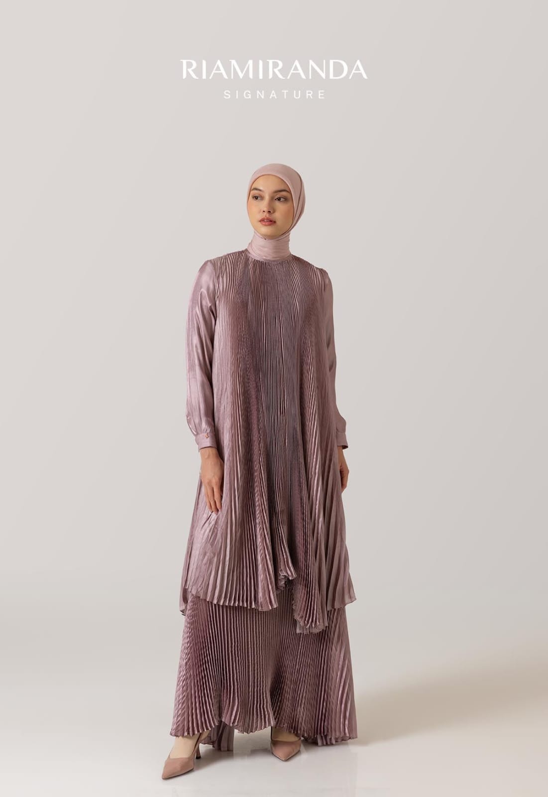 PALLAS DRESS MAROON - RIA MIRANDA