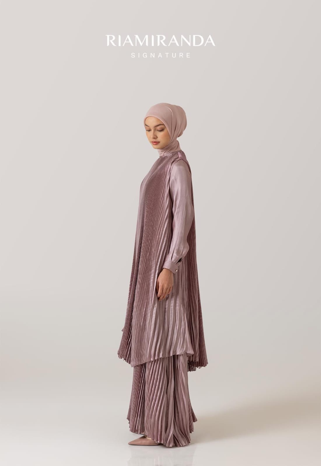 PALLAS DRESS MAROON - RIA MIRANDA