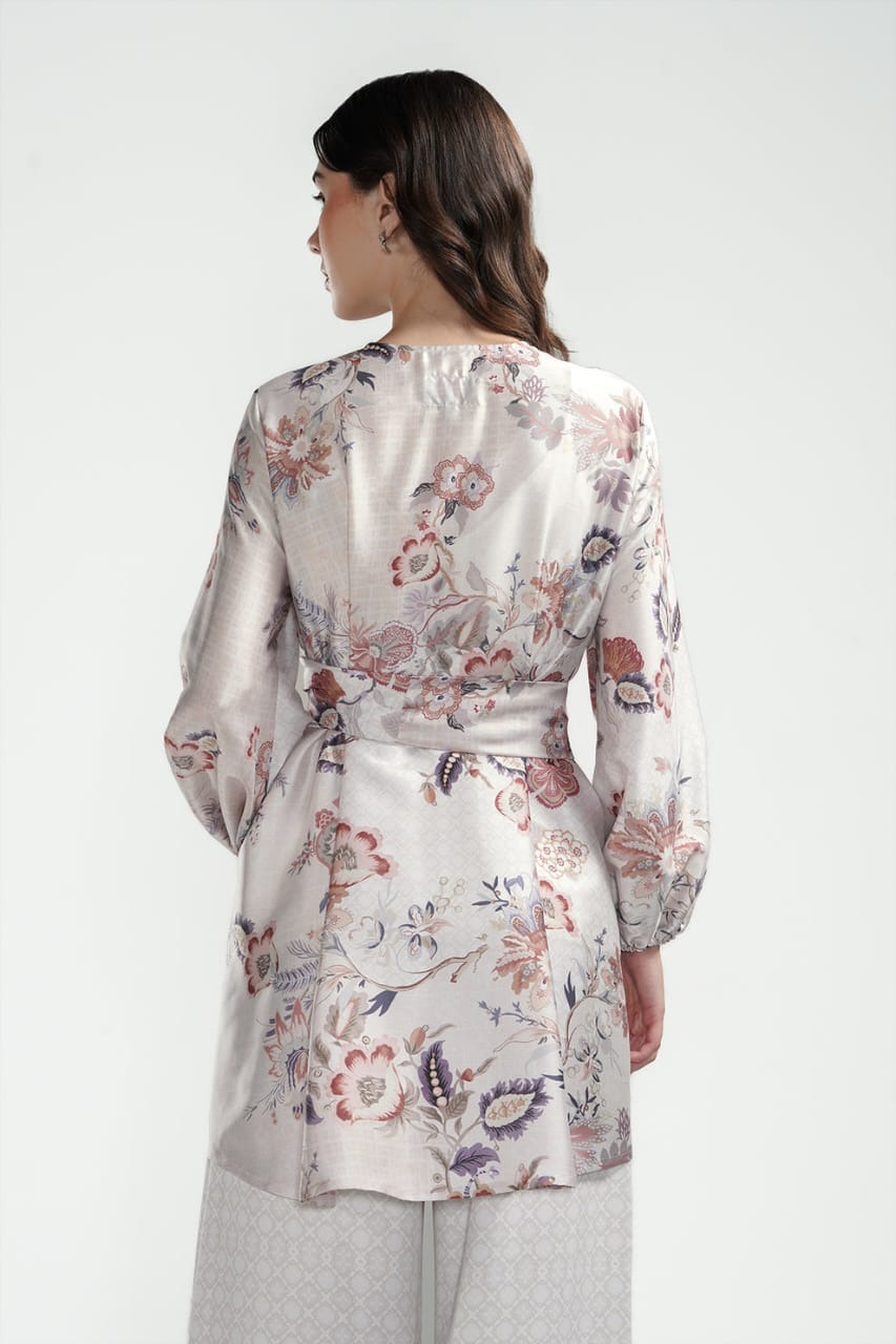 FESTIVE FINESSE WRAP OUTER - BENANG JARUM