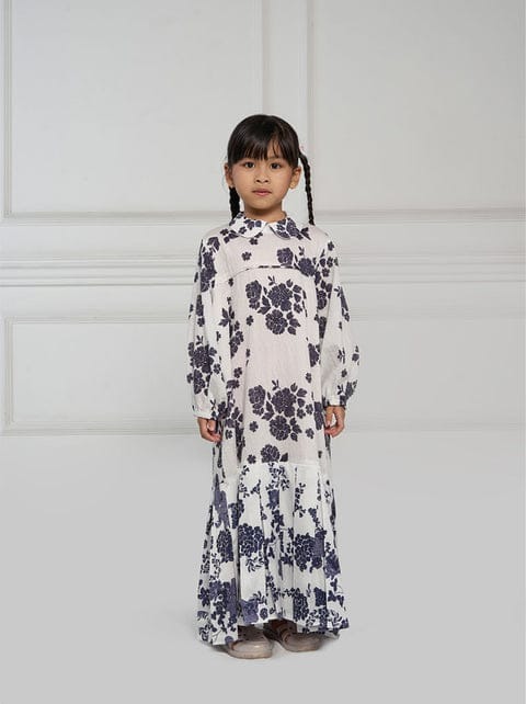 AZRA PLEATED KIDS DRESS - KAMI