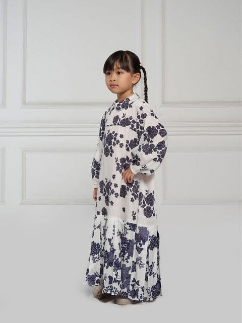 AZRA PLEATED KIDS DRESS - KAMI