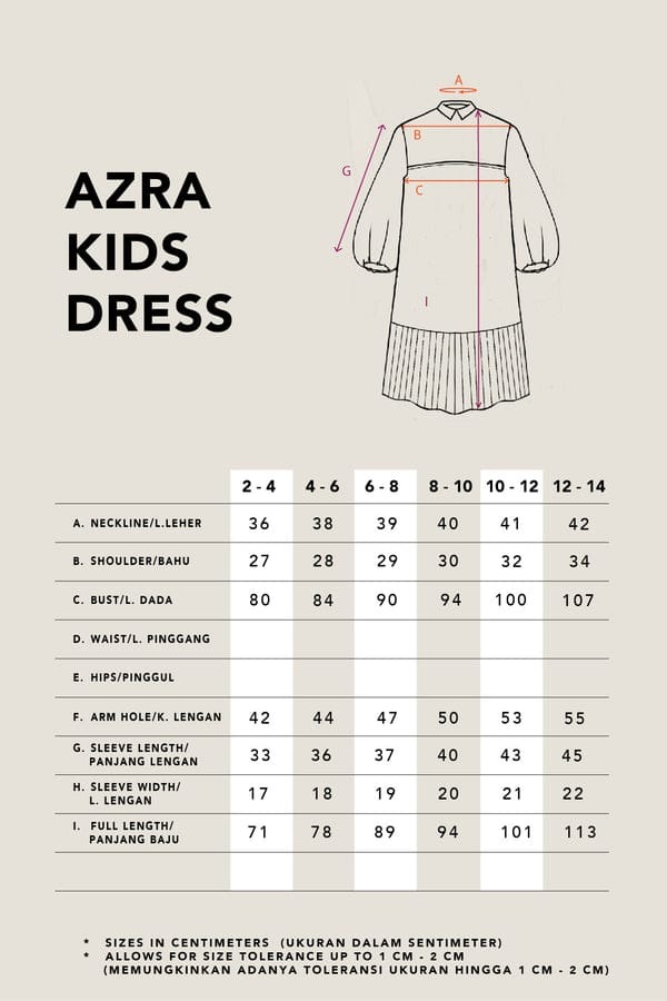 AZRA PLEATED KIDS DRESS - KAMI