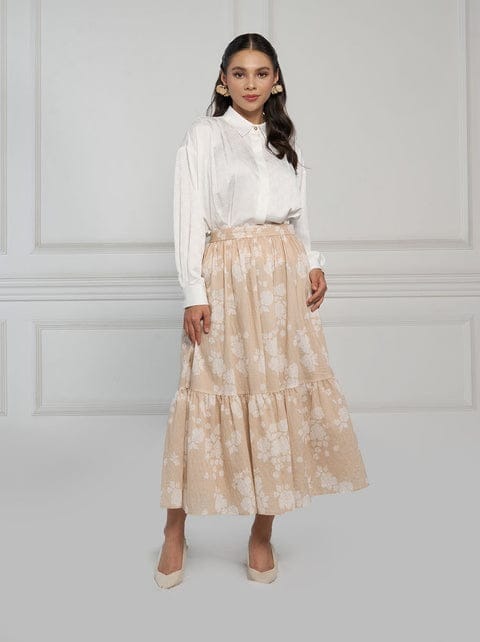 XYLA TIERED SKIRT - KAMI