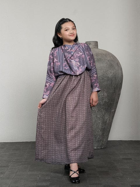 LYRA GATHERED KIDS DRESS - KAMI