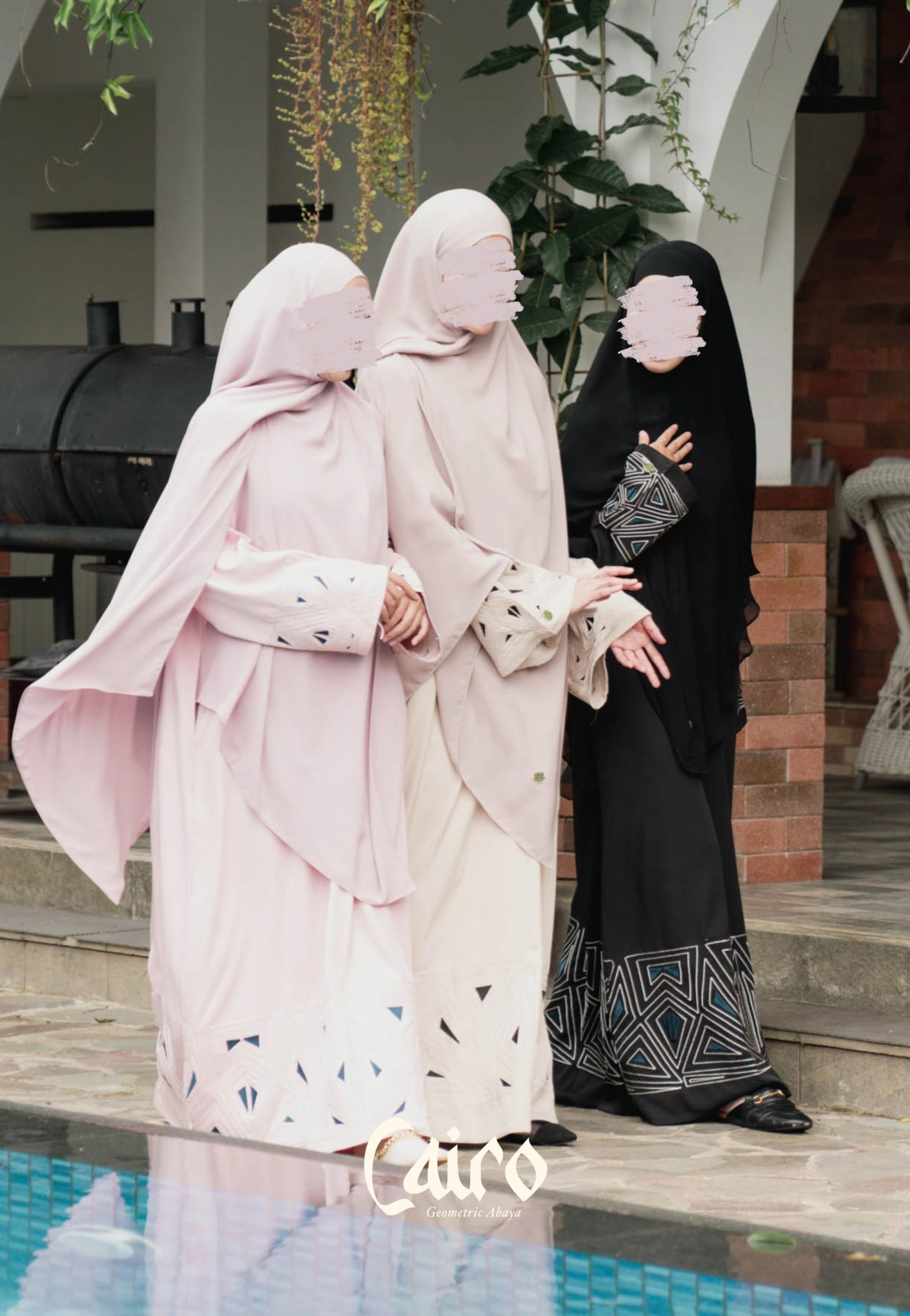 CAIRO GEOMETRIC ABAYA - ITSAR