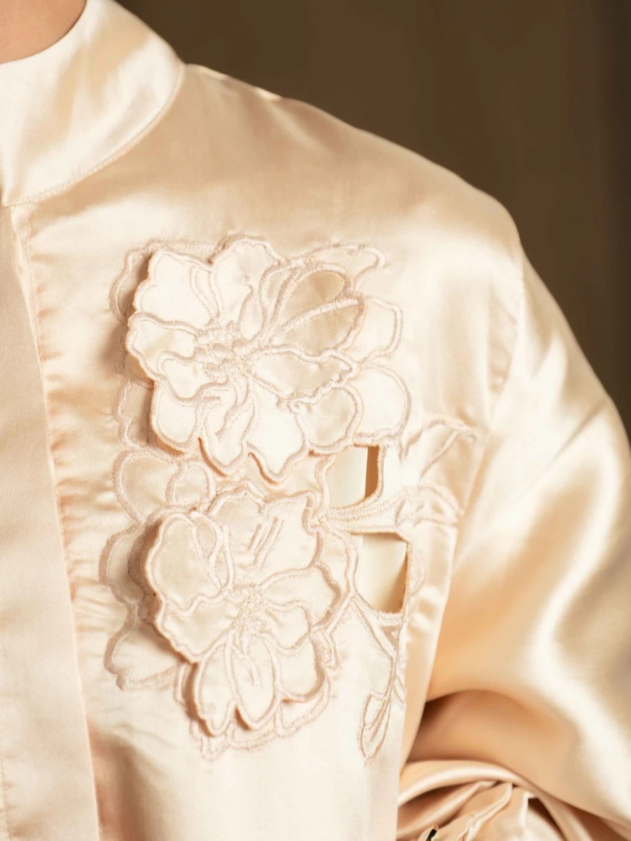 ARABELLA DRESS CHAMPAGNE - LUMIERE