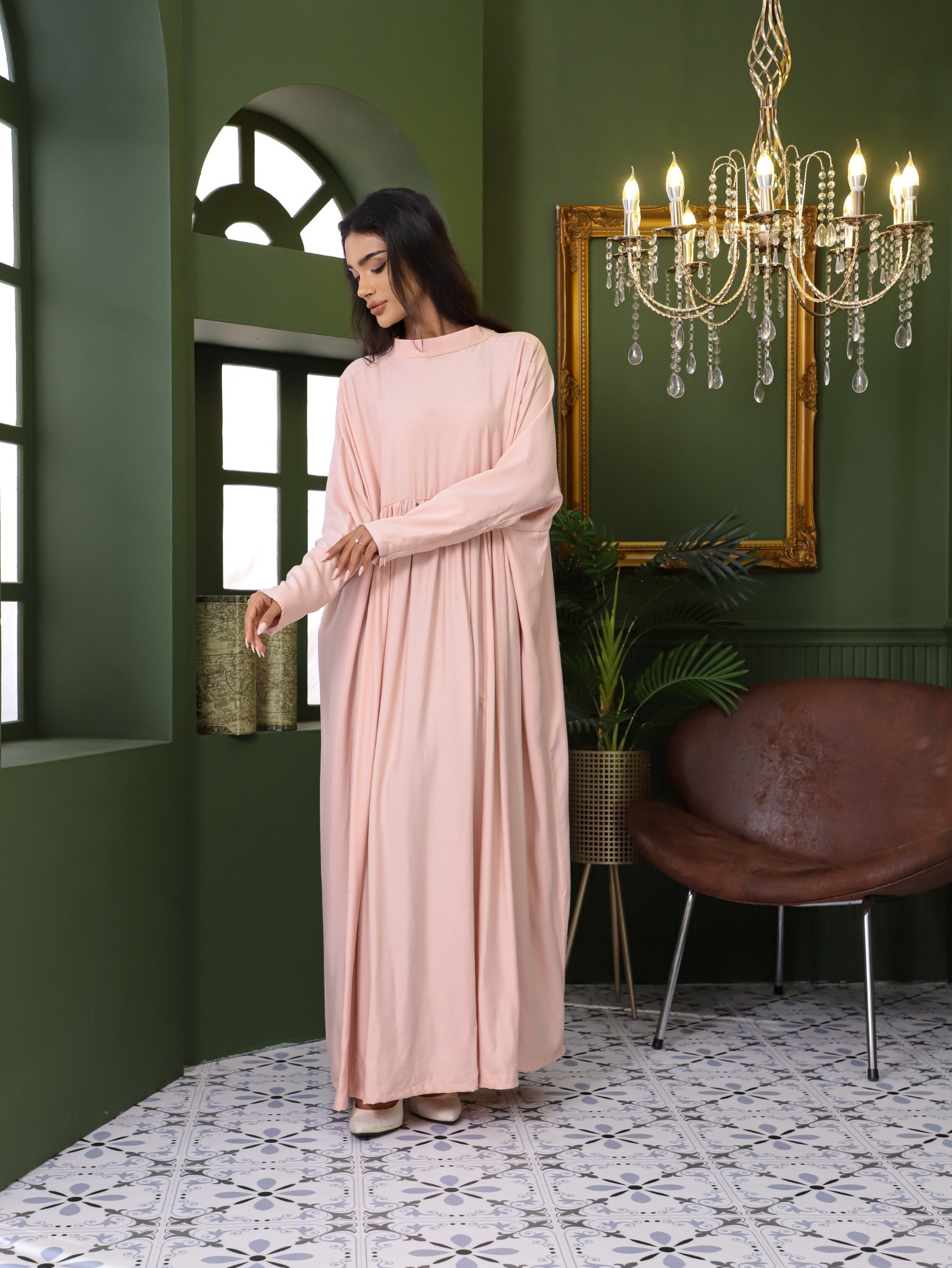 DAILY ABAYA 2 IN 1 RAYON LYOCELL - GHANIEA