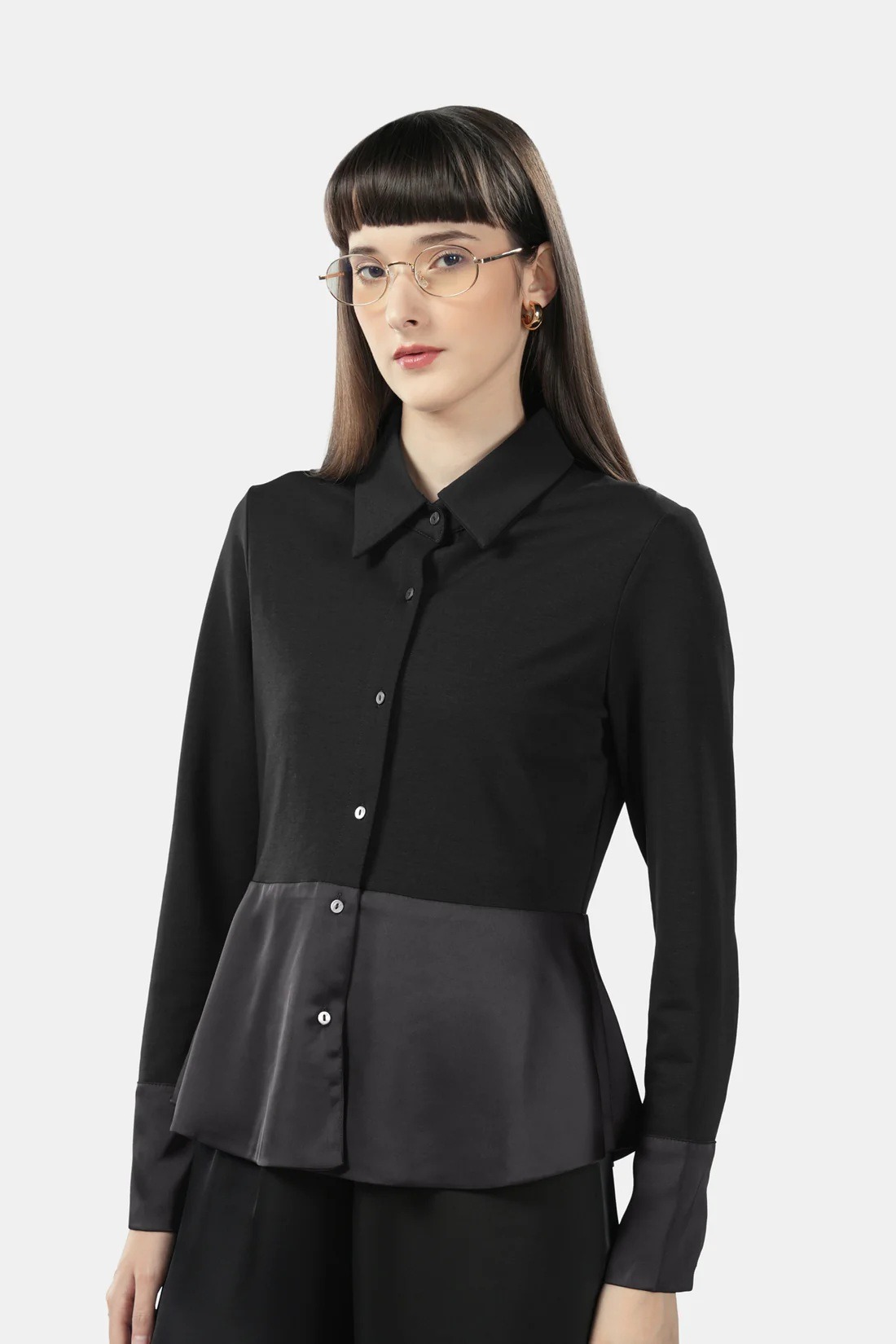 ASTHA SATEEN SHIRT - BENANG JARUM