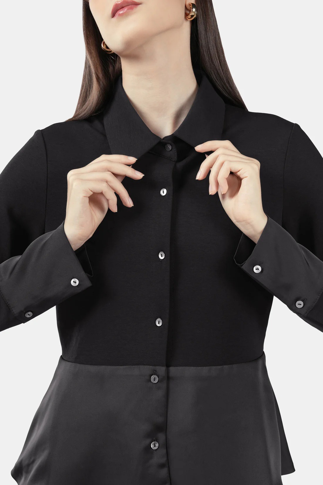 ASTHA SATEEN SHIRT - BENANG JARUM