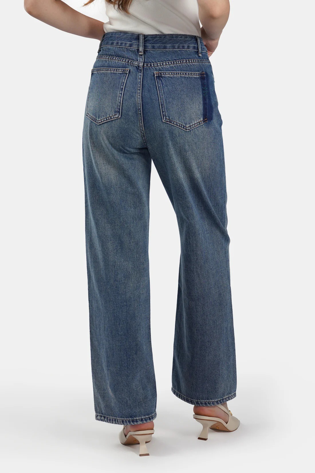 ELIETTE DENIM PANTS -BENANG JARUM