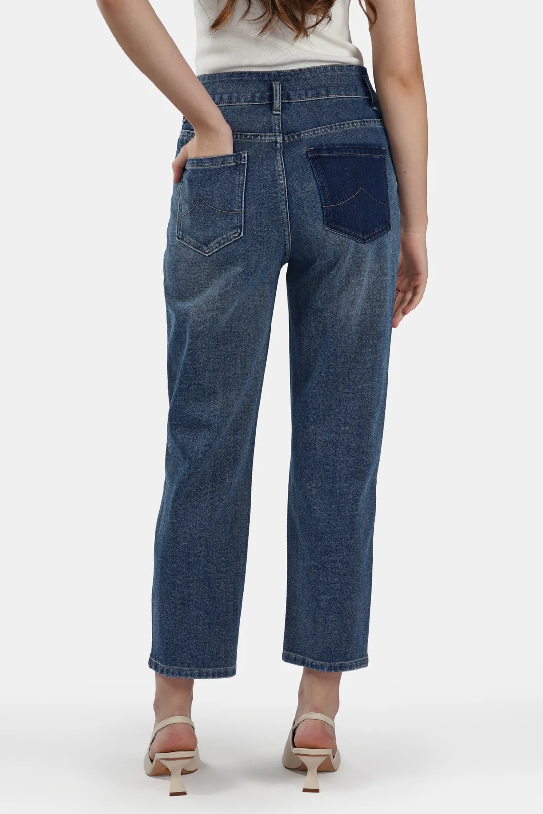 ROSALEE DENIM PANTS - BENANG JARUM