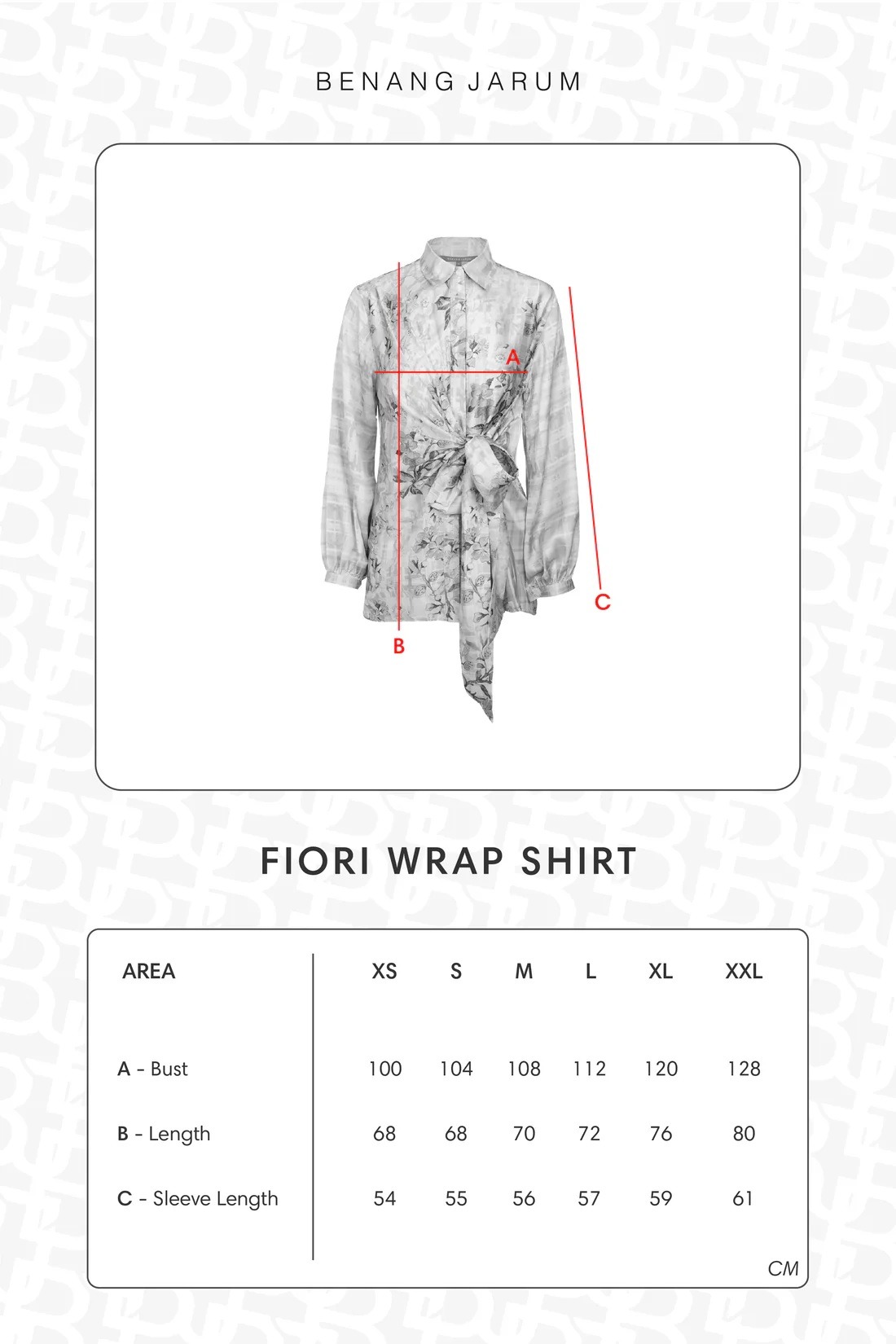 FIORI WRAP SHIRT - BENANG JARUM