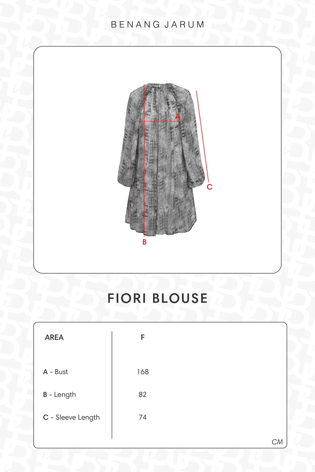 FIORI BLOUSE - BENANG JARUM