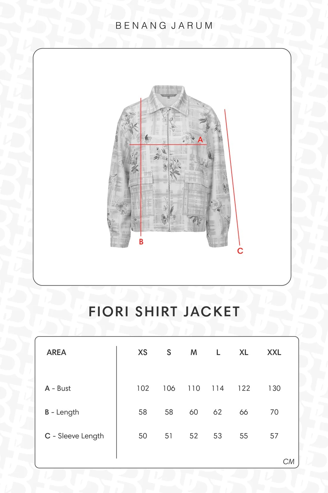 FIORI SHIRT JACKET - BENANG JARUM
