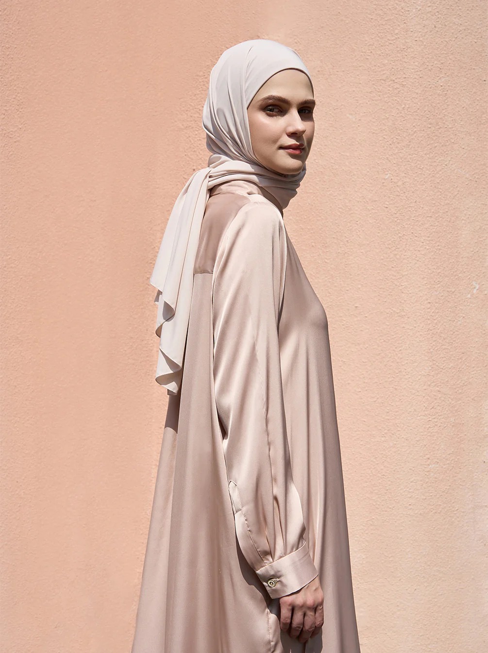 LEIA SHIRT DRESS SOFT PINK - KAMI