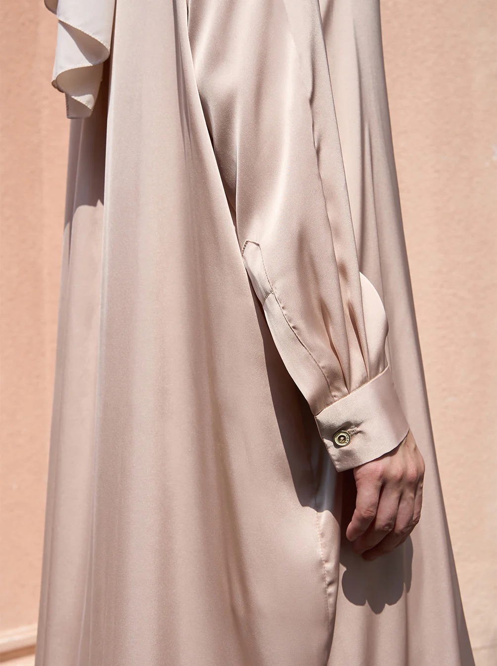 LEIA SHIRT DRESS SOFT PINK - KAMI
