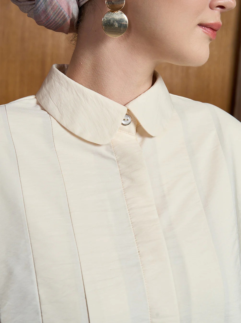 ALINA PLEATED TOP - KAMI