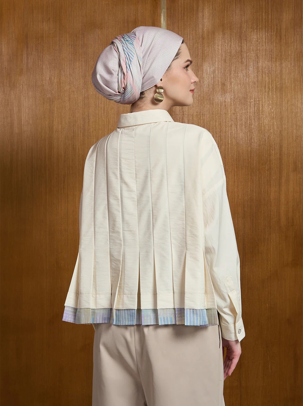 ALINA PLEATED TOP - KAMI