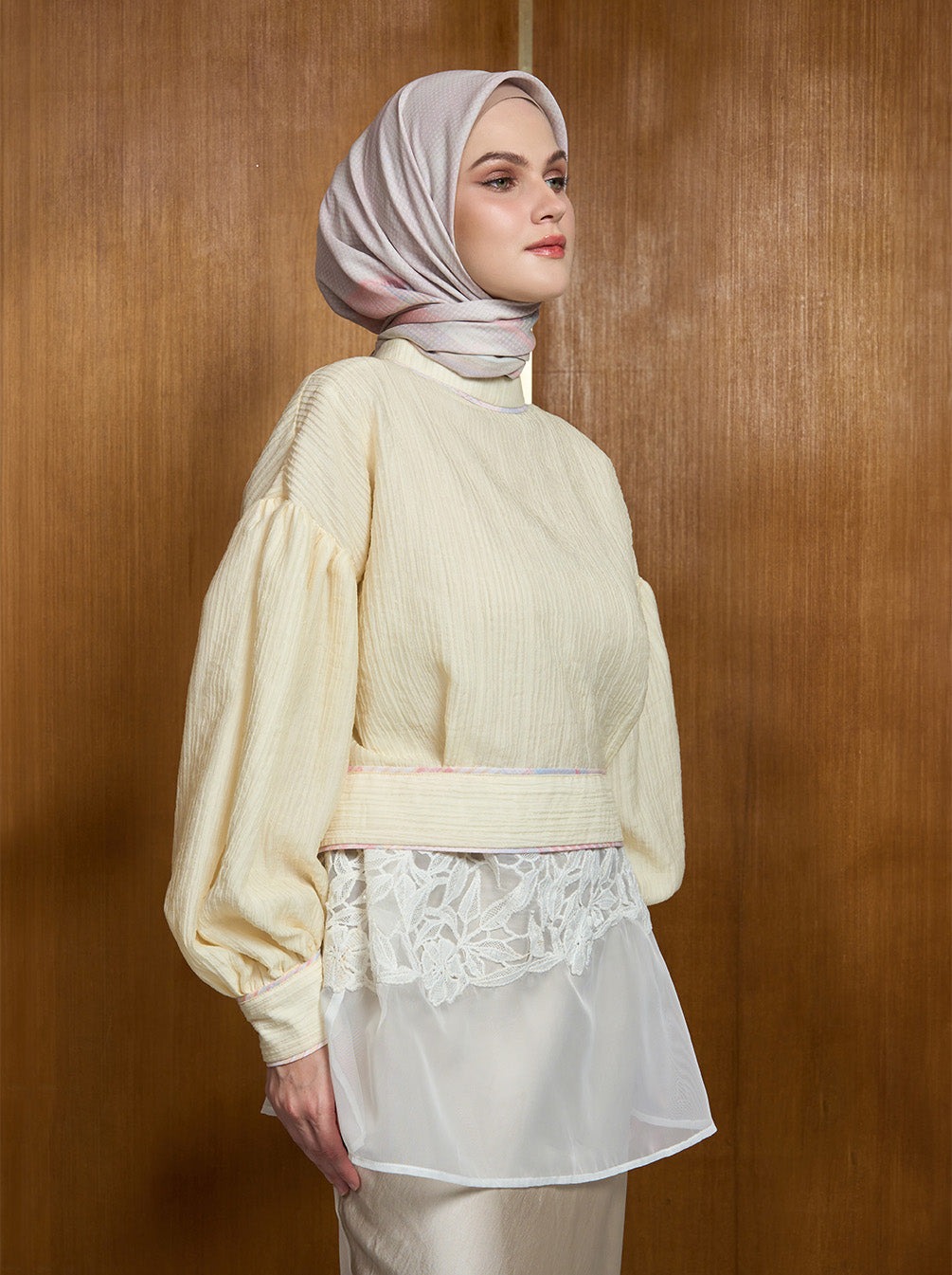 CARIN PUFF SLEEVES TOP - KAMI