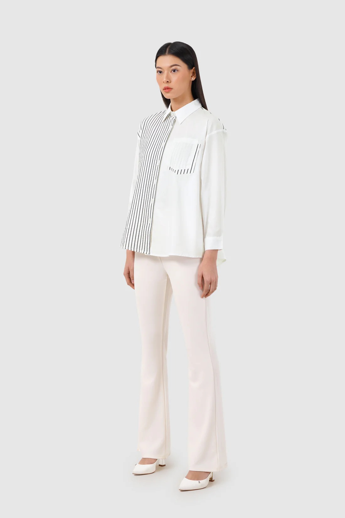 GISELLE STRIPEY SHIRT - BENANG JARUM