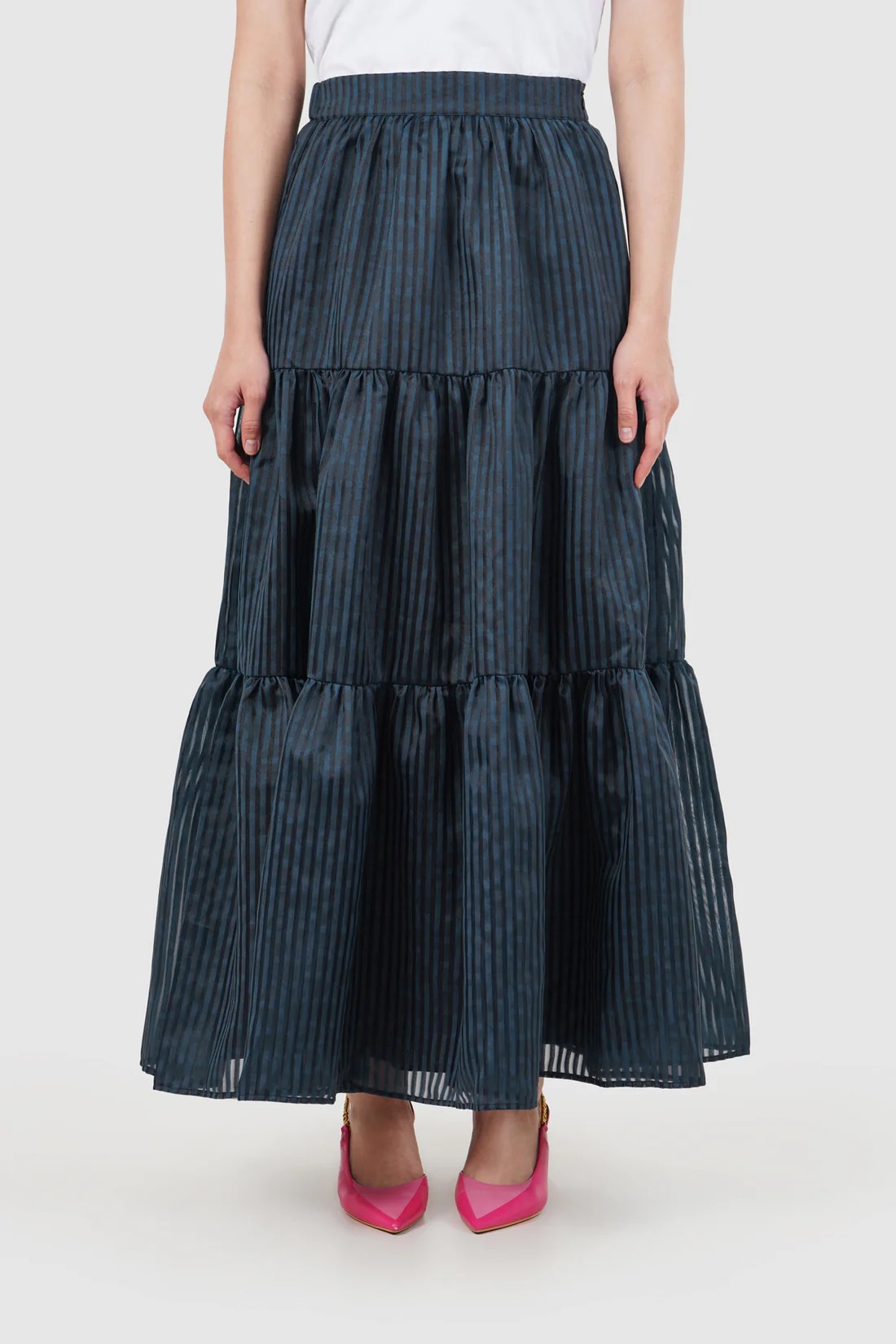 ECLORA TIERED SKIRT - BENANG JARUM