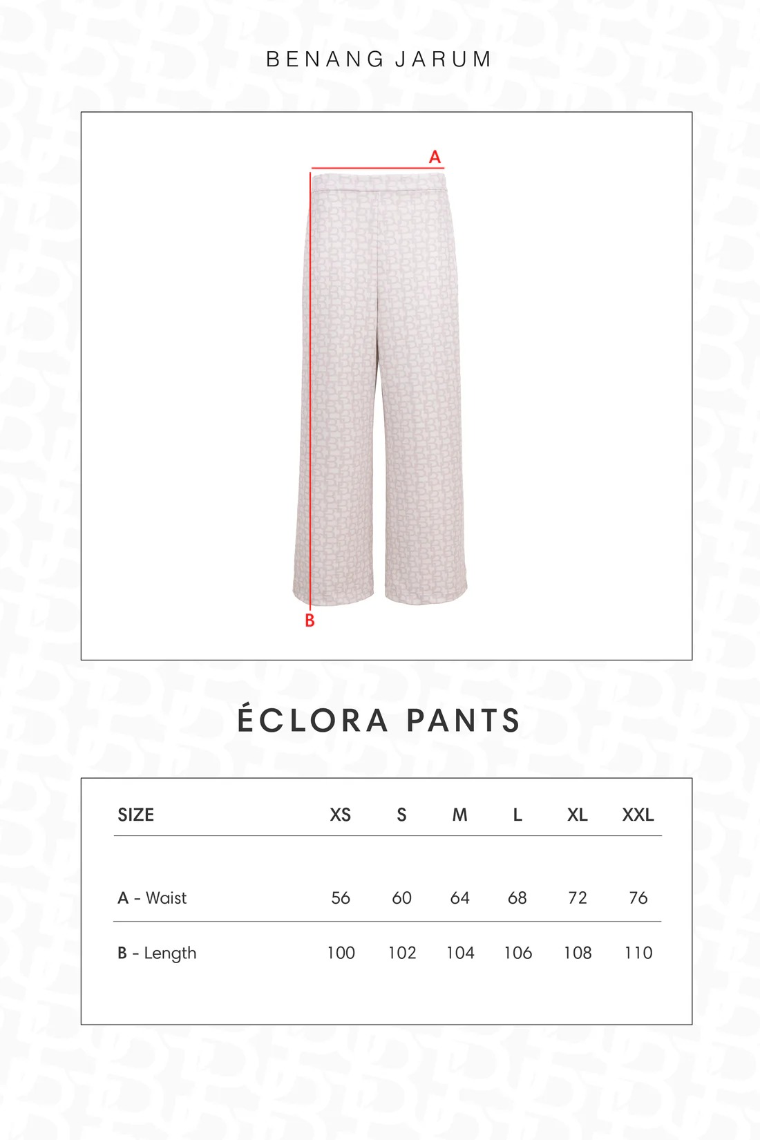 ECLORA PANTS - BENANG JARUM