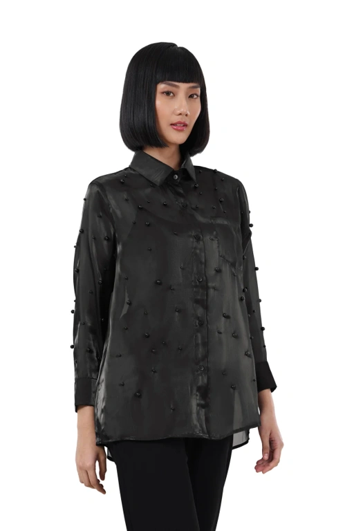 Image of JOLENE PEARL TOP - BENANG JARUM