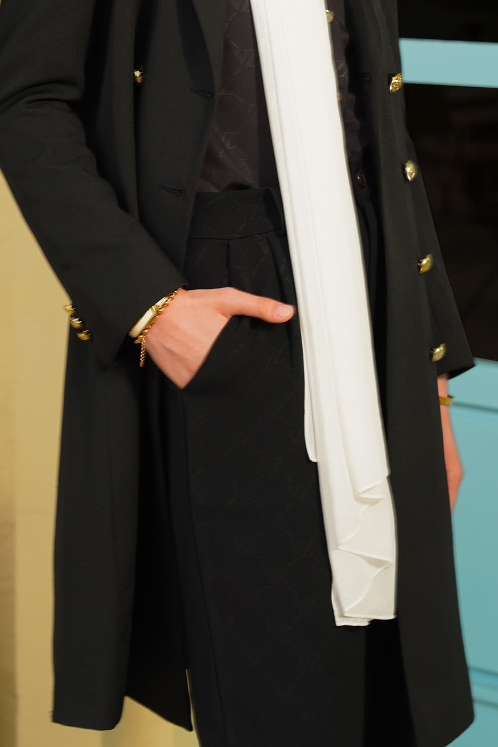SIGNATURE EMBOSSED PANTS - VIVI ZUBEDI