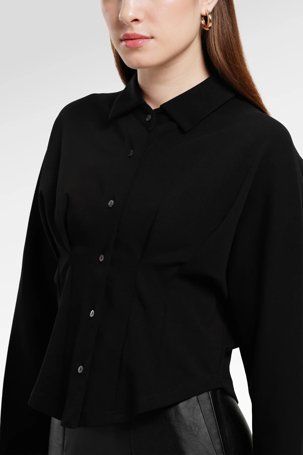 CALLEN CROP SHIRT - BENANG JARUM