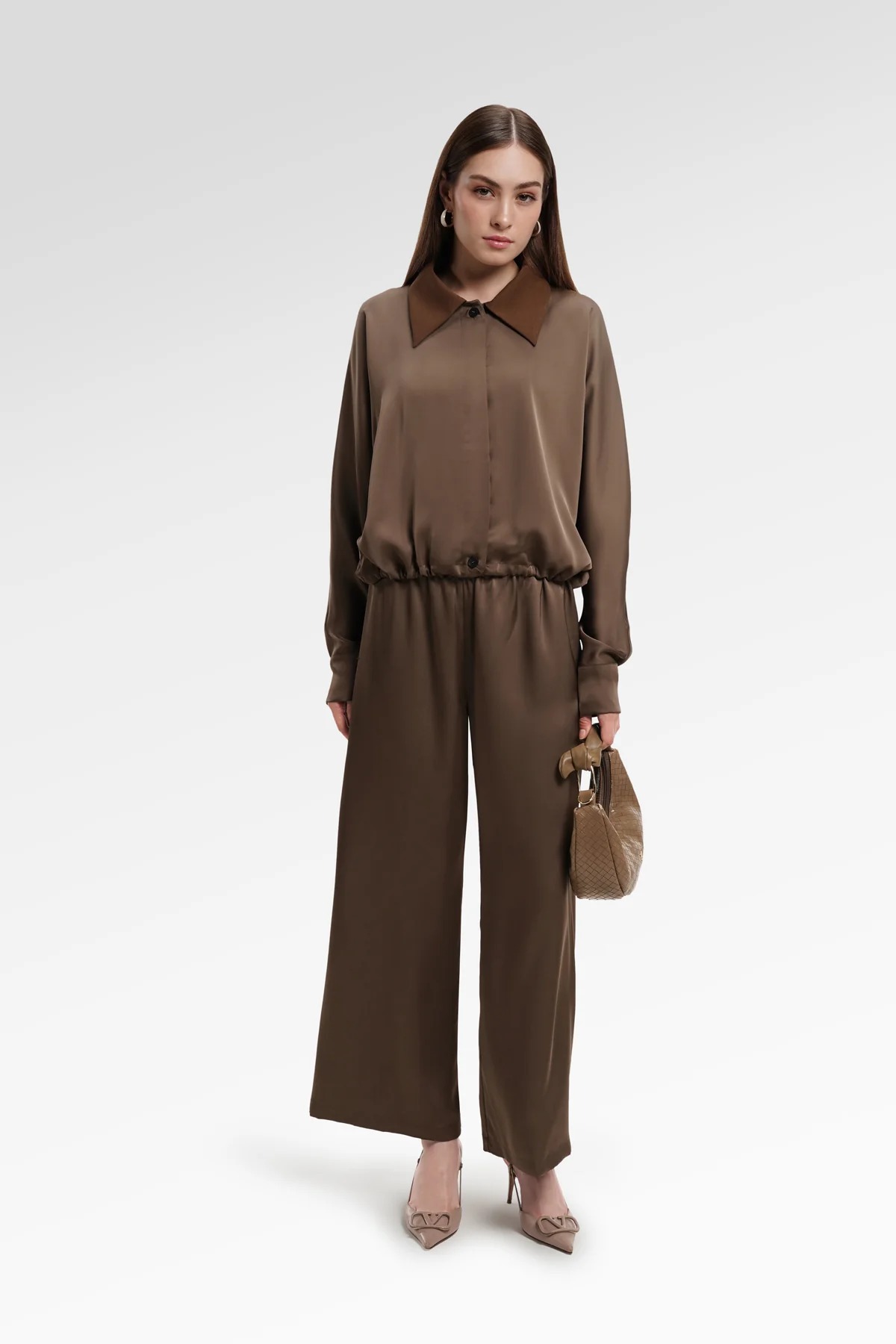 BELLA CROP SHIRT - BENANG JARUM 