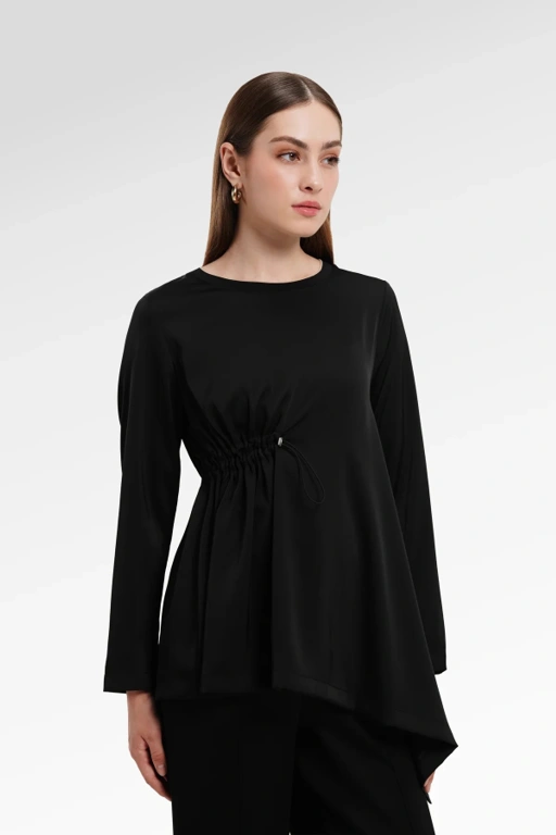 Image of NIRMA ASYMMETRIC BLOUSE - BENANG JARUM