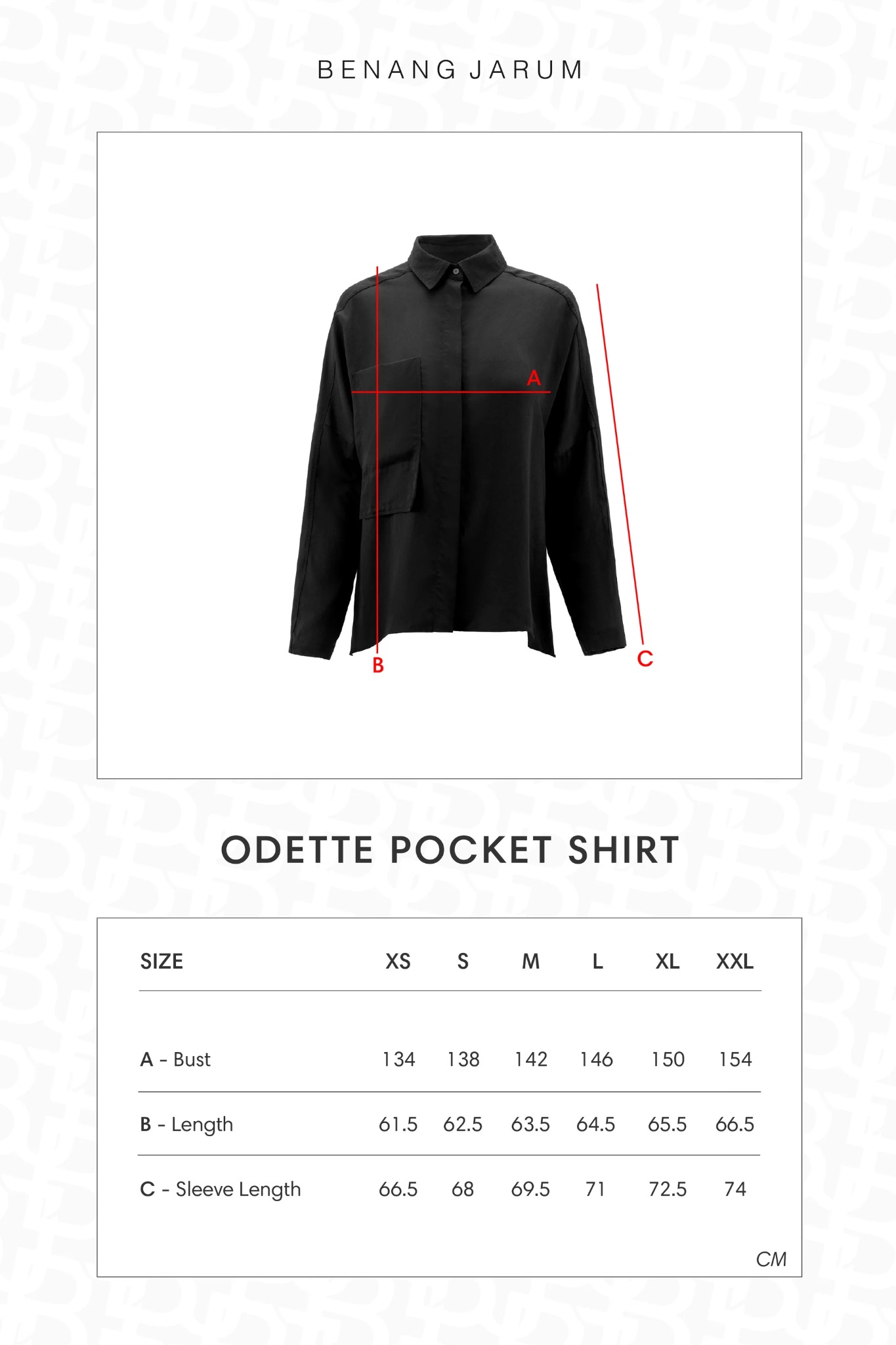 ODETTE POCKET SHIRT - BENANG JARUM