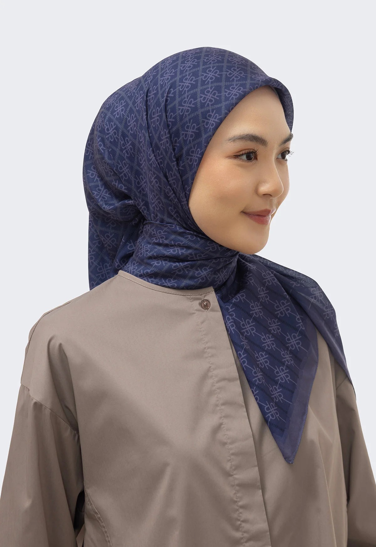 SORAYA MONOGRAM SCARF - RIA MIRANDA