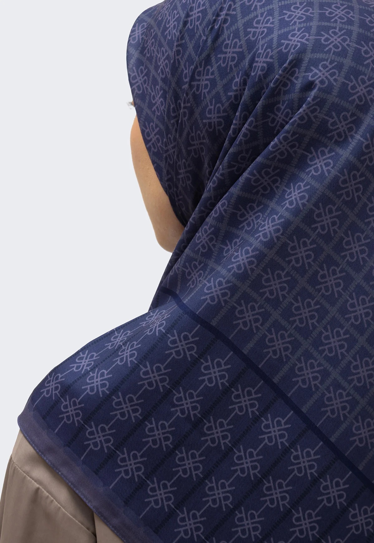SORAYA MONOGRAM SCARF - RIA MIRANDA
