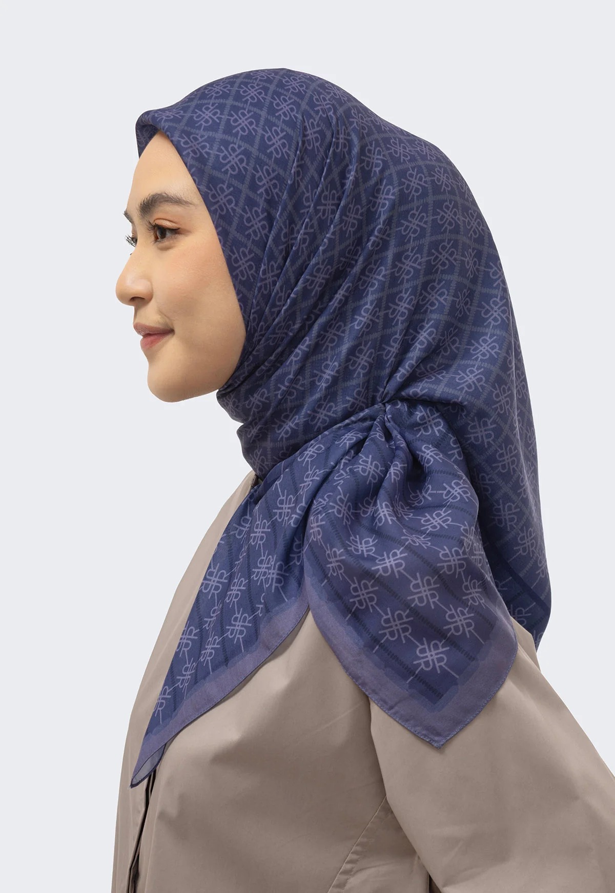 SORAYA MONOGRAM SCARF - RIA MIRANDA