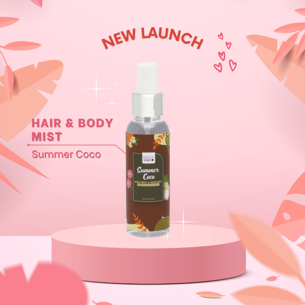 Beauty Hair and Body Mist 100ml Refreshing Fragrance
