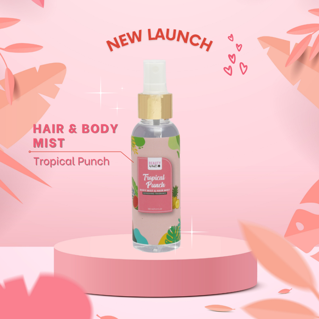 Beauty Hair and Body Mist 100ml Refreshing Fragrance