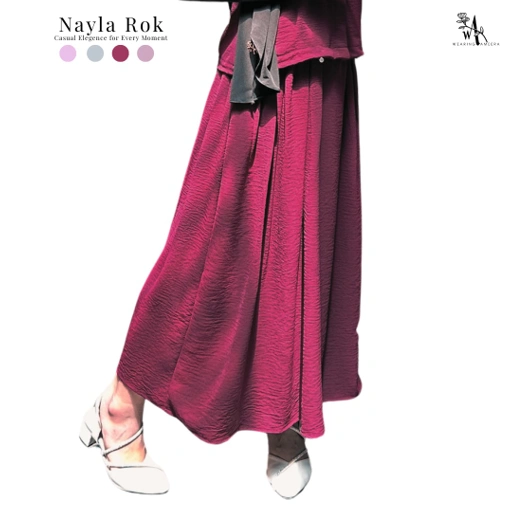 Image of Wearing Ameera - Nayla Rok Casual - Outfit Muslimah Stylish