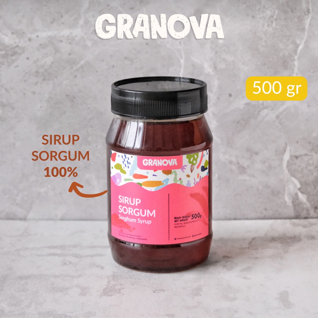 Granova - Sirup Sorgum / Sorghum Syrup / Pemanis Alami dari Sorgum (Vegan)