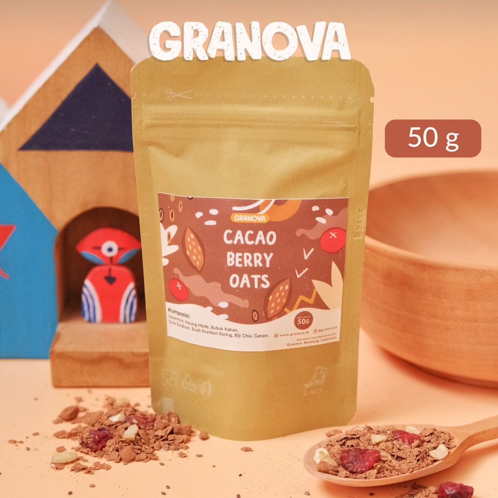 Granova - Oat Siap Seduh / Instant Oatmeal 50gr