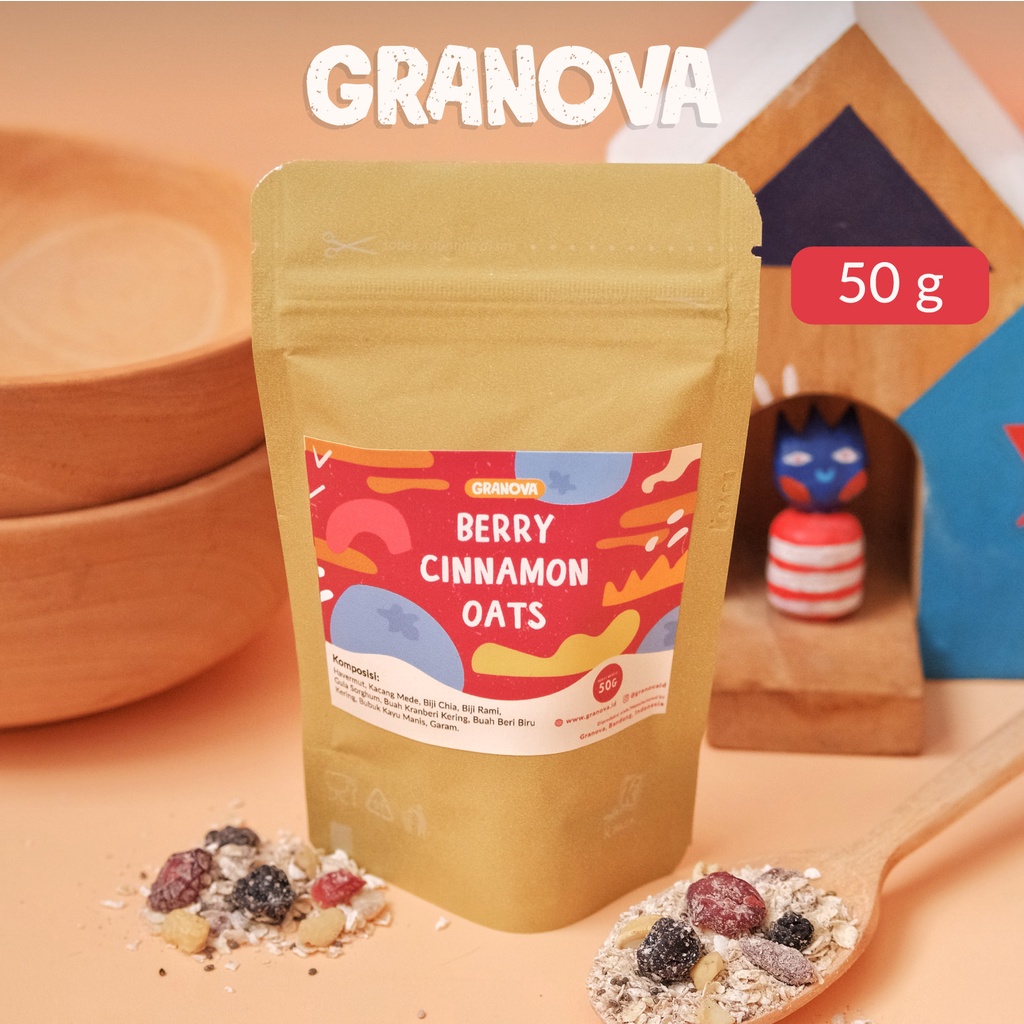 Granova - Oat Siap Seduh / Instant Oatmeal 50gr
