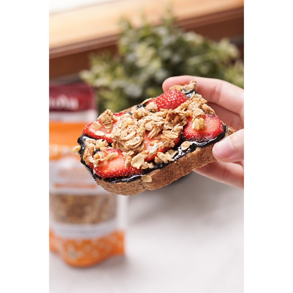 Granova - Granola 1 kg x 1 pc (Honey Almond, Choco Cranberry, Berry White, Banana Walnut) - Sereal, Sarapan Sehat, Halal