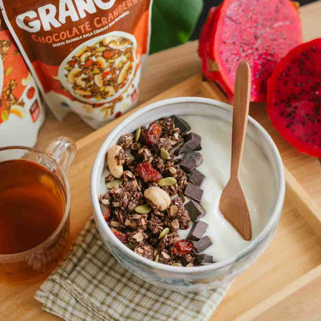 Granova - Granola 270 gr x 1 pc (Honey Almond, Choco Cranberry, Berry White, Banana Nut) - Sereal, Sarapan Sehat, Halal