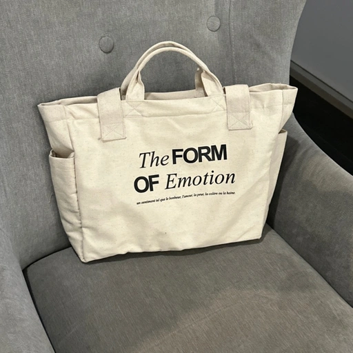 Image of The Form Of Emotion Tote Bag Broken White
