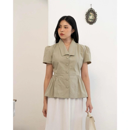 Image of IWEARGRACIE - Aeri Top / Blouse Wanita / Kemeja Wanita / Atasan Wanita
