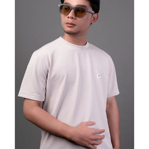 Image of Russtudio - Kaos Polos Crockery | Kaos Polos Bahan Knit ( Bertekstur )