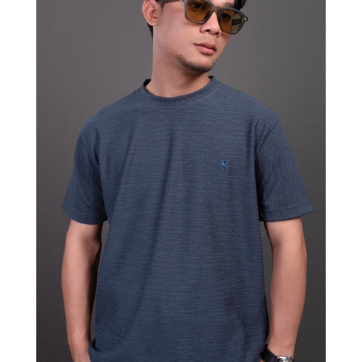 Image of Russtudio - Kaos Polos Poppy Seed | Kaos Polos Bahan Knit ( Bertekstur )