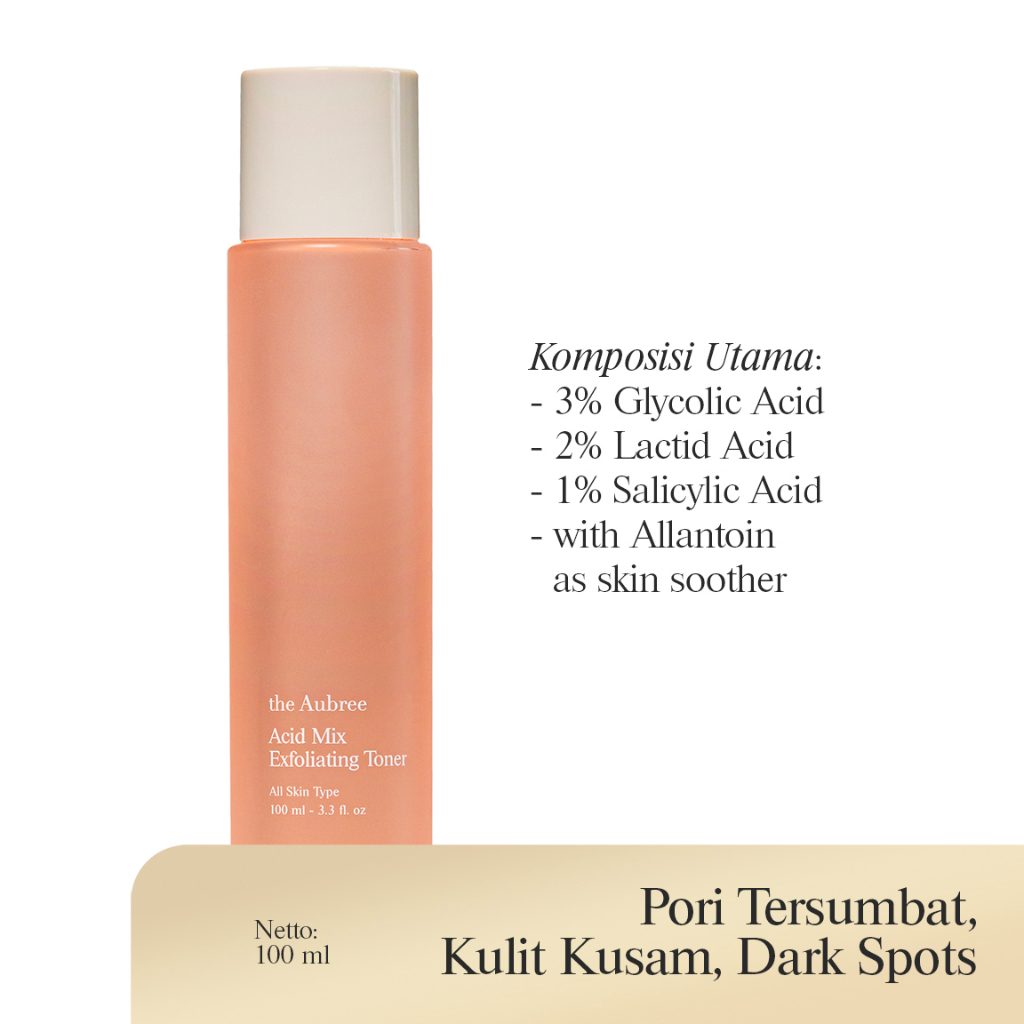 The Aubree Official The Aubree Acid Mix Exfoliating Toner 100 ml