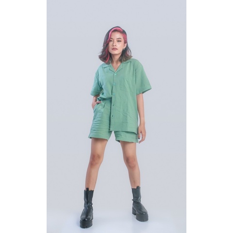 Celana Linen Santai Pendek (Boxer Pantai) - Tie Dye Pants